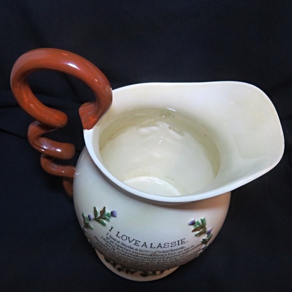 Crown Devon - Large wind up musical jug / pitcher ‘I Love a Lassie' - Picture 3 of 4